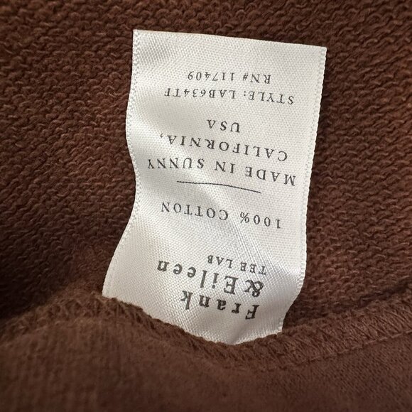 New Frank & Eileen Triple Fleece‎ Brown Catherine Pant Size Large Drawstring - Picture 8 of 11